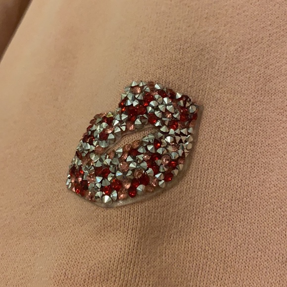 Zara Girls Rhinestone Lips sweater - Picture 4 of 5
